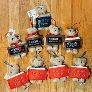 Boyd’s Bears Teddy Bear gift card holder ornaments